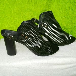 Black High Heeled Sandals